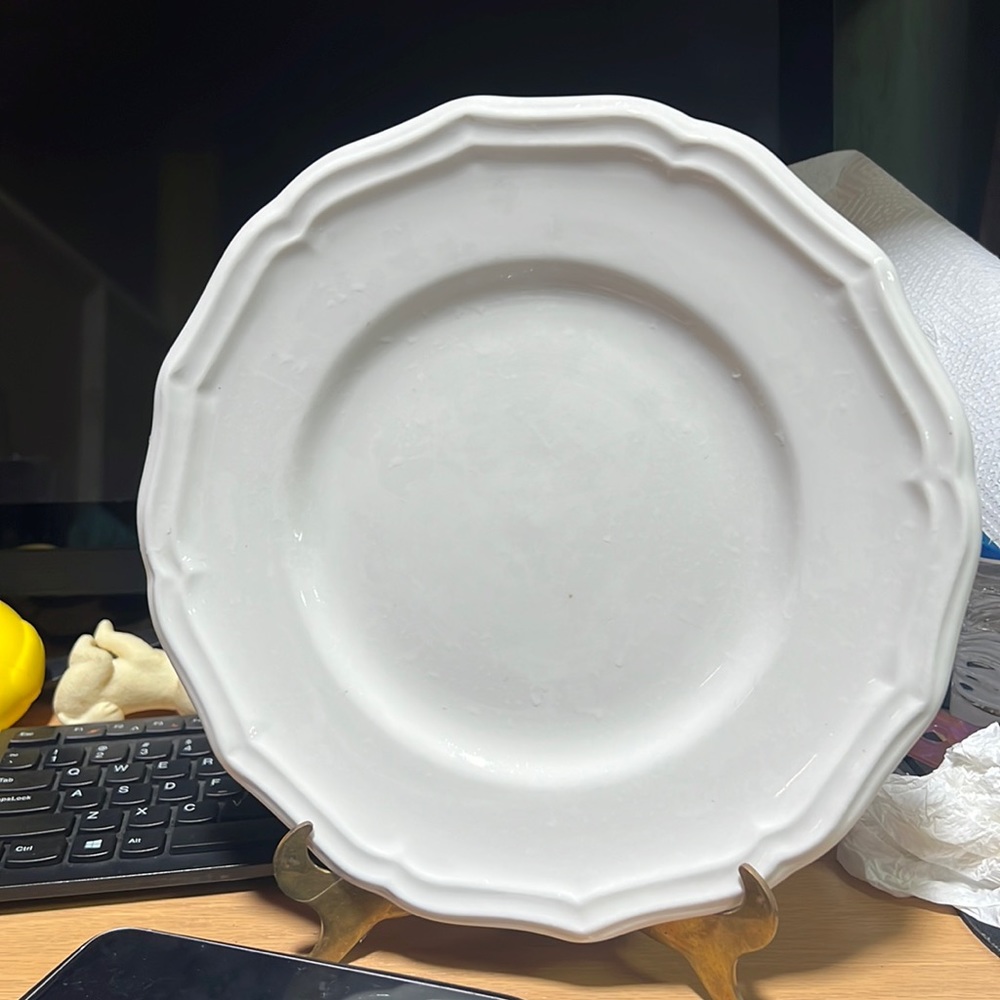 Preowned Scarborough 5-piece (4 Dinner Plates & 1 Chop Plate/Round Platter)